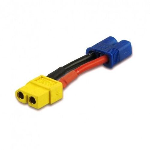 XT60 (F) to EC3 (M) adaptor 14AWG