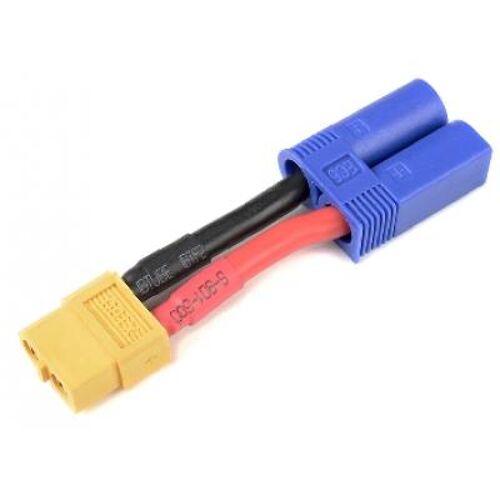 XT60 (F) to EC5 (M) adaptor 14AWG