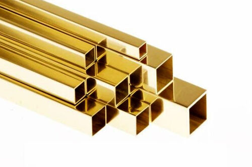 Brass Square Tube 2.5x2.5x1000 mm