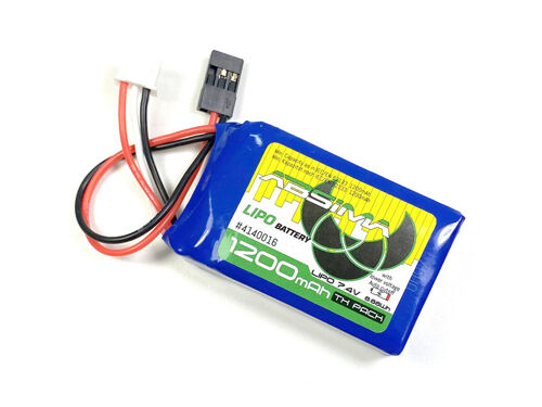 Absima 6 Channel radio CR6S Lipo battery