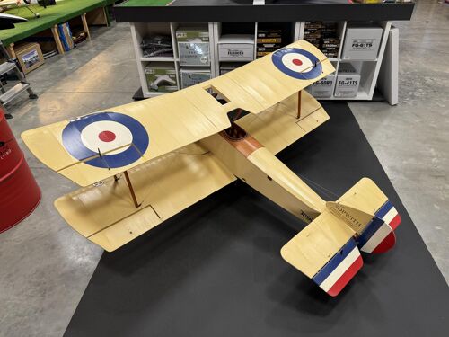 Sopwith with OS Sirius 5 cilinder and servo's