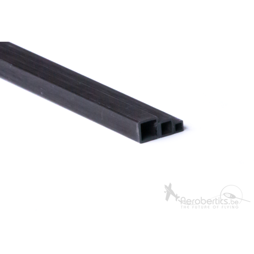 Carbon square tube 3x3x1000mm