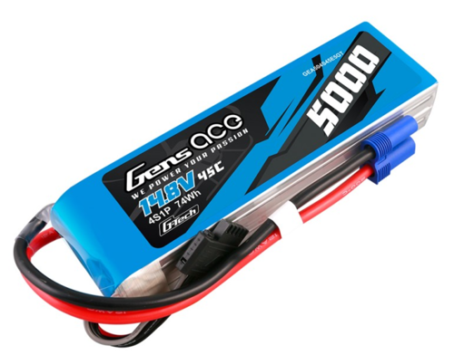 Gens Ace G-Tech 5000mAh 4S1P 14,8V 45C Lipo Battery