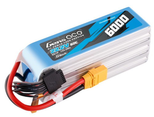 Gens Ace G-Tech 6000mAh 6S1P 22,2V 60C Lipo Battery