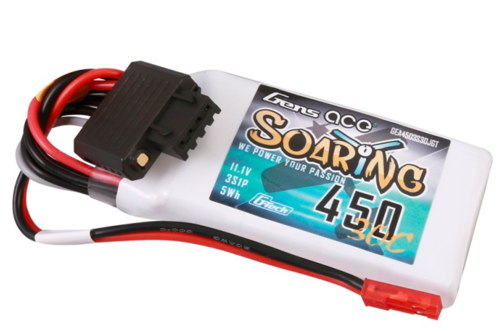 Gens Ace Soaring G-Tech 450mAh 3S1P 11,1V 30C Lipo Battery