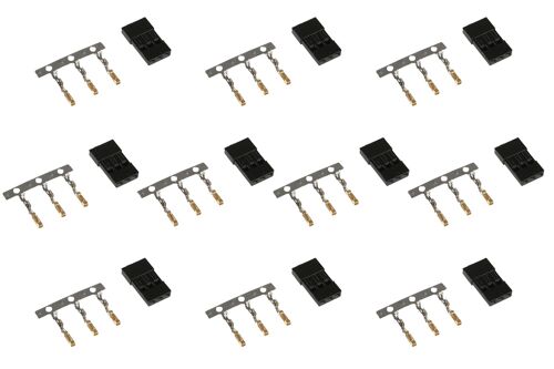 Graupner servo connector kit 10 pieces