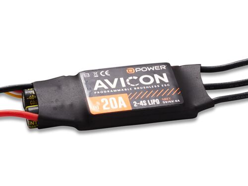 D-Power AVICON 20A S-BEC Brushless ESC