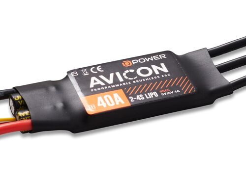 D-Power AVICON 40A S-BEC Brushless ESC