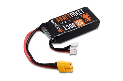 D-Power KRAFTPAKET 1300 2S LIPO 7,4 V 35/70C - XT60