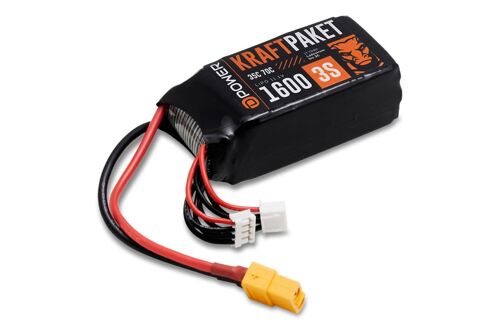 D-Power KRAFTPAKET 1600 3S LIPO 11,1 V 35/70C - XT60