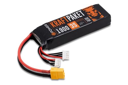 D-Power KRAFTPAKET 1900 3S LIPO 11,1 V 35/70C - XT60