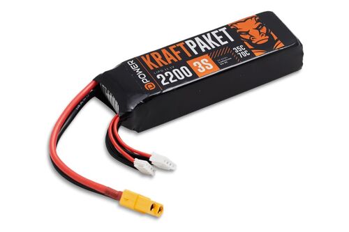 D-Power KRAFTPAKET 2200 3S LIPO 11,1 V 35/70C - XT60