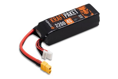 D-Power KRAFTPAKET 2200 4S LIPO 14,8 V 35/70C - XT60