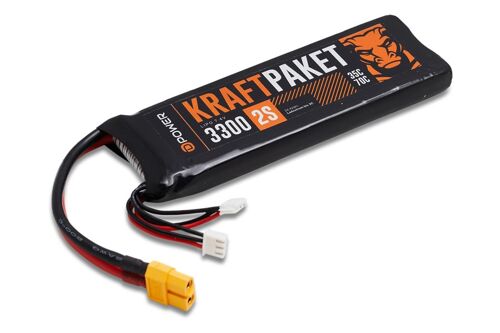 D-Power KRAFTPAKET 3300 2S LIPO 7,4 V 35/70C - XT60