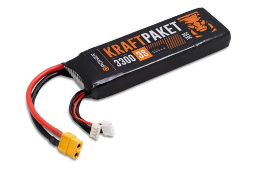 D-Power KRAFTPAKET 3300 3S LIPO 11,1 V 35/70C - XT60