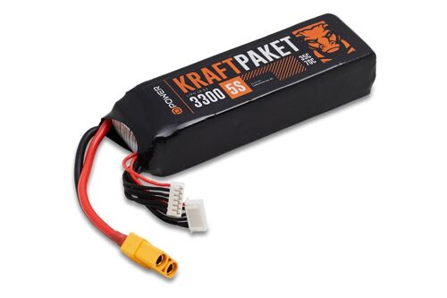 D-Power KRAFTPAKET 3300 5S LIPO 18,5 V 35/70C - XT90