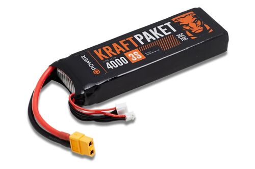 D-Power KRAFTPAKET 4000 3S LIPO 11,1 V 35/70C - XT60