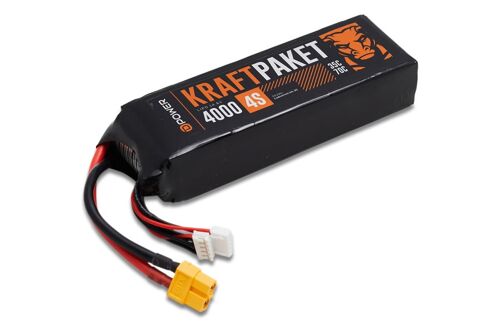 D-Power KRAFTPAKET 4000 4S LIPO 14,8 V 35/70C - XT60