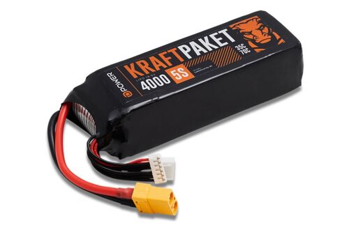 D-Power KRAFTPAKET 4000 5S LIPO 18,5 V 35/70C - XT90