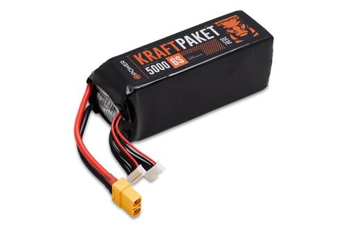 D-Power KRAFTPAKET 5000 6S LIPO 22,2 V 35/70C - XT90