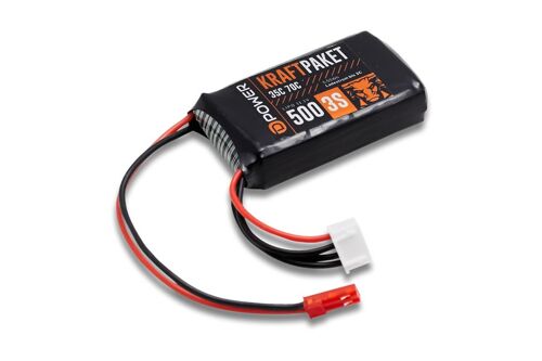 D-Power KRAFTPAKET 500 3S LIPO 11,1 V 35/70C - BEC