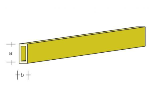 Aeronaut - Brass square tube 3x3x1000mm