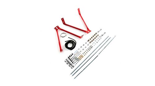 Hangar 9 - Landingsgestel met As: Fokker D.VII