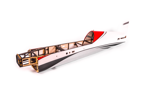 Extreme Flight - Edge 540 78", Fuseau, Rouge Foncé/Blanc