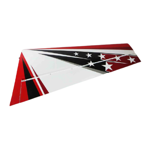 Extra 300 104" V2, Aile droite, Rouge/Blanc/Noir