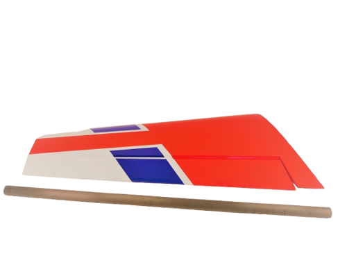 MXS 104" Rot/Blau, Flügelset