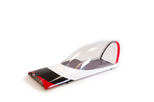 Extreme Flight - Slick 580 114", verrière, Rouge/Argent