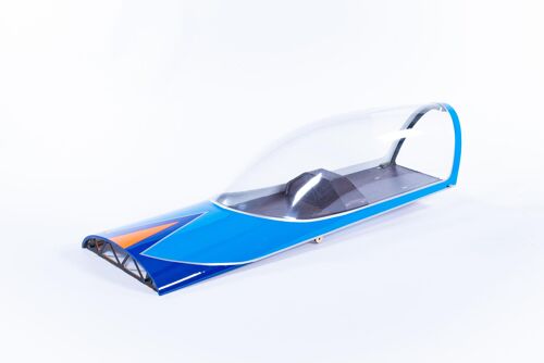 Extreme Flight - Extra 300 EXP 48" V2, Canopy, Orange/Blue