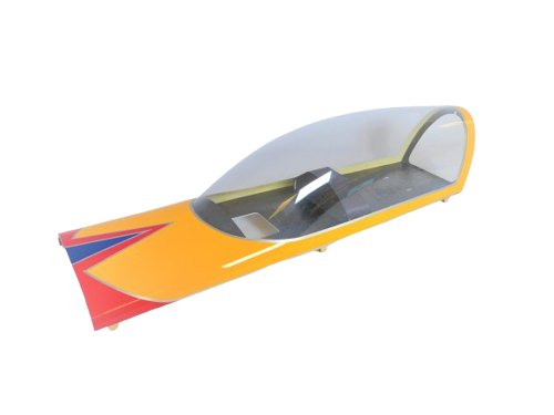 Extreme Flight - Extra 300 85", Canopy, Yellow/Red/Blue