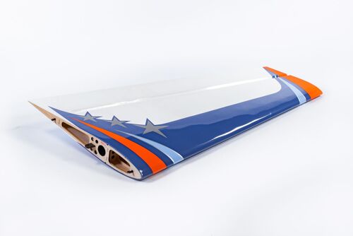 Extreme Flight - Extra 300 85", Wings, Orange/Blue