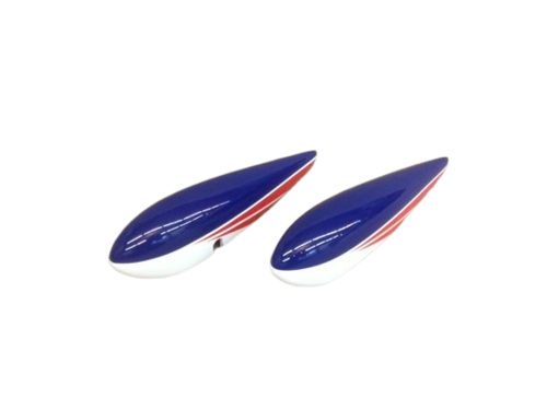 Extreme Flight - Extra 300 91" V2, Capots de roue, Bleu/Blanc