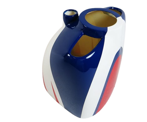 Slick 580 105,5" EXP, Carénage moteur, Blanc/ Bleu