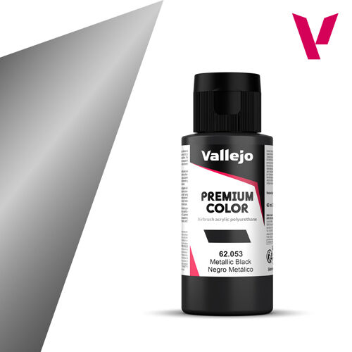 Premium Color Métallique Noir 60 ml