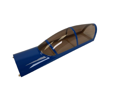 Extreme Flight- Canopy 60" yak 54 Blue/Red/White