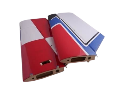 Extra 123", Höhenruder-Set ROT