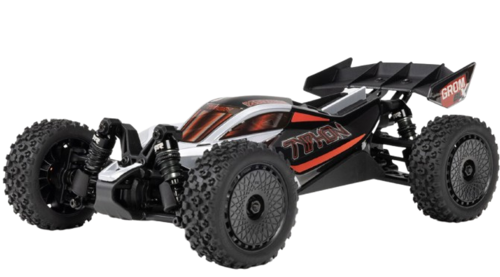 Arrma - TYPHON GROM 223S BLX Brushless 4X4 Small Scale 1/14 Buggy RTR, Silver