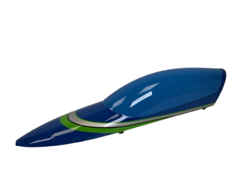 Vanquish V2 F3A 2M, Verrière, Bleu/Vert