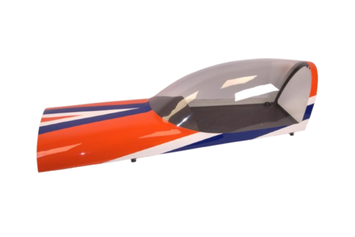 Extreme Flight - Extra 260 104", Verrière, Orange/Blanc