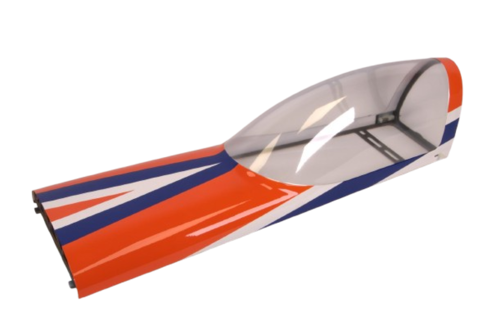 Extreme Flight - Extra 260 67", Verrière, Orange/Blanc