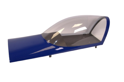 Extreme Flight - Slick 580 91", Verrière, Blanc/Blue/Orange