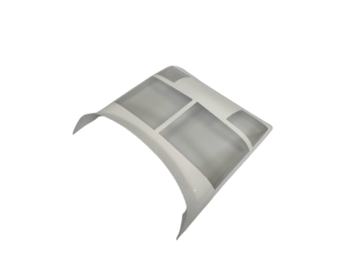 Extreme flight- 84"Turbo Bushmaster, windshield (white/blue)