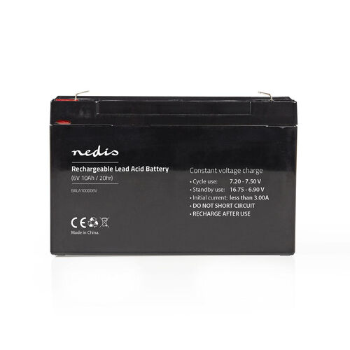 Loodzuur Accu Oplaadbaar 6V 10.000mAh
