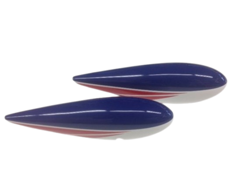 Extra 78" V2, Radverkleidungen Blau