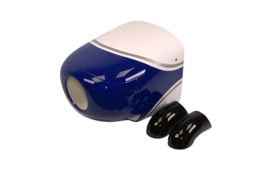 Extreme Flight - Turbo Bushmaster 140" (120CC), Cowl, Bleu/Blanc/Jaune