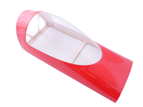 Laser 91" Rotes Design, Kabinenhaube