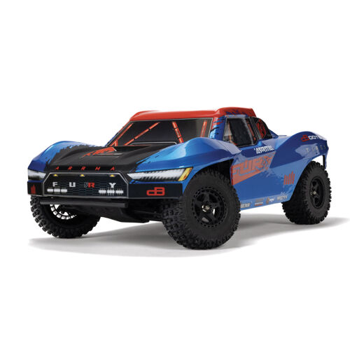 Arrma - 1/10 FURY 223S BLX Brushless 2WD Short Course Truck RTR with DSC, Blue